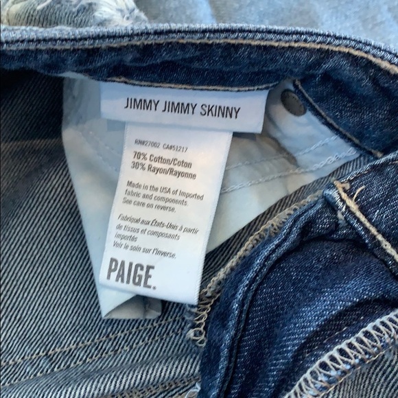 Paige distressed jeans - Picture 7 of 11